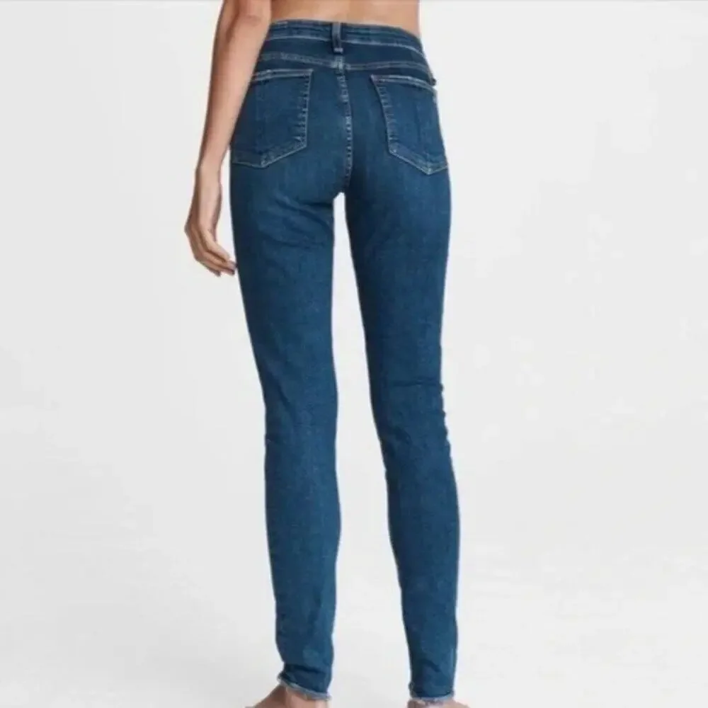Rag & Bone Cate Mid-Rise Skinny Jeans La Paz Wash 27